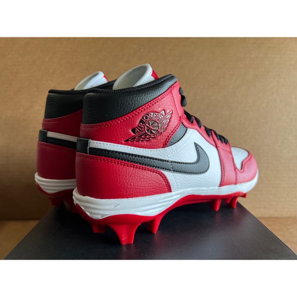 All Sizes - Air Jordan 1 Mid TD Chicago Lost & Found Football Cleats FJ6805-106 main image 4